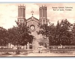 Roman Catholic Cathedral Port Of Spain Trinidad Davidson &amp; Todd DB Postc... - $8.86
