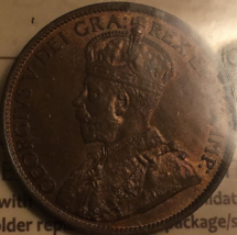 1913 Canada Large 1 cent - ICCS MS-60 - Cleaned - £22.80 GBP