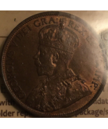 1913 Canada Large 1 cent - ICCS MS-60 - Cleaned - £22.36 GBP