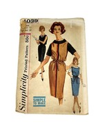 Vintage Simplicity One-Piece Dress Jumper Blouse Pattern #4039 Sz. 12 - $221.44 MXN