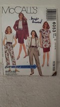 1992 McCall's 6053 Shirt Cardigan Skirt Pants Pattern Sizes 10-12-14 CUT 15 pcs. - £0.77 GBP