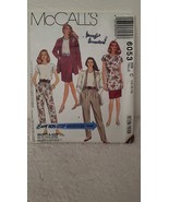 1992 McCall&#39;s 6053 Shirt Cardigan Skirt Pants Pattern Sizes 10-12-14 CUT... - £0.77 GBP