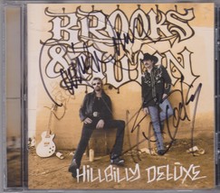 Signed BROOKS &amp; DUNN Autographed CD COUNTRY w/ COA - HILLBILLY DELUXE - $99.99