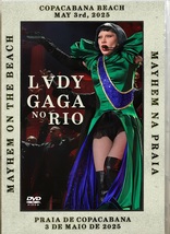 Double DVD Lady Gaga Live in Copacabana 2025 - Brazil (Mayhem on the bea... - $30.00