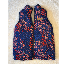 Buffalo David Bitton Girl&#39;s Reversible Full Zip Vest (Floral Coral, small) - $9.50