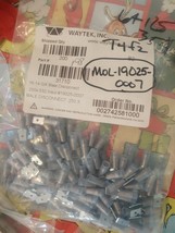 NEW LOT o 125 Molex 16-14 AWG Male Disconnect Insulated .250 x .032 # 19... - $30.39
