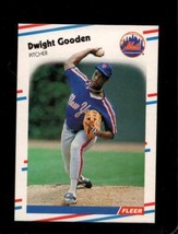 1988 Fleer #135 Dwight Gooden Nmmt Mets Nicely Cenered - £2.30 GBP