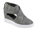 Journee Collection Women Wedge Heel Platform Sneakers Seena Size US 9.5M... - $26.73