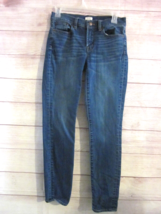 J. Crew Stretch Jeans Women&#39;s Size 25/28 Straight Cotton Blend Medium Wash - £7.17 GBP