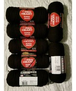 Red Heart Super Saver Yarn, Gauge 4 Worsted,0312 Black 7 Skeins - $34.64