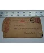 Home Treasure 1888 Postcard Deposit Advice Notice New South Wales Bank S... - $32.20 CAD