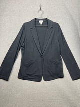 Caslon Unstructured Blazer Womens XL Gray Minimalist Simple Modern Casual  - $37.88