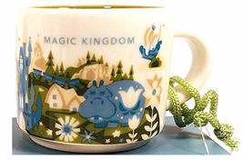 Disney Parks Magic Kingdom You Are Here Starbucks 2 Oz Mug Demitasse Ornament - £39.32 GBP