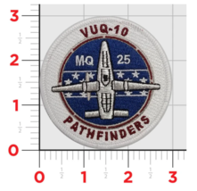 NAVY VUQ-10 PATHFINDERS MQ-25 EMBROIDERED HOOK &amp; LOOP PATCH - £31.46 GBP