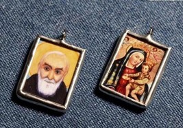 Padre Pio/Mother Mary Medal - £14.20 GBP+
