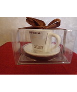 Café Latte Mocha Coffee Set candle/Bougle au cafe (#3263) - £11.95 GBP