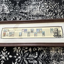 13 Stamp Wood Picture Frame Lighthouses #77 - £29.98 GBP