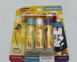 Carmex Lip Balm Limited Ed Holiday Merry Berry Sugar Cookie Plum Candy C... - $12.75