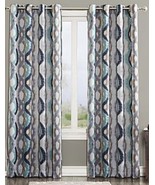 Sun Zero Cortez Watercolor Print Room Darkening Grommet Curtain Panel 54... - $15.99