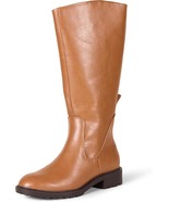 Amazon Essentials Women’s Tall Riding Boots Size 6 Wide Knee High Tan - $35.28 CAD