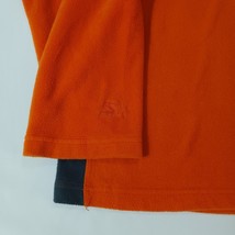 Starter RM34403 Men's Orange & Black 1/4 Zip Long Sleeve Pullover Sweatshirt M image 14