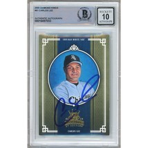 Carlos Lee Chicago White Sox Signed 2005 Diamond Kings Card #61 BGS Auto 10 Slab - £71.93 GBP