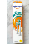 Arm &amp; Hammer Spinbrush Pro Whiten Toothbrush 2 Replacement Heads Soft Br... - £11.32 GBP
