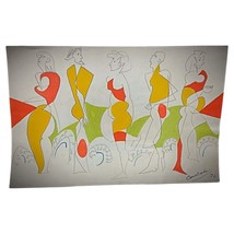 Vintage Jacques Courtade Drawing, Numbered 91 with Stamp - 2Y162 - $6,647.27 MXN