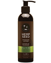 Earthly Body Hemp Seed Massage Lotion - 8 Oz Naked In The Woods - $13.99