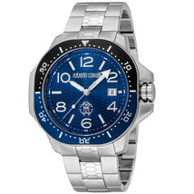 Roberto Cavalli Men&#39;s Classic Blue Dial Watch - RC5G101M0045 - £144.88 GBP