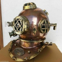 Diving Helmet US Navy Mark V Deep Sea Divers Helmet Antique Scuba helmet - £348.21 GBP