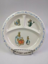 Peter Rabbit And Friends Children&#39;s Divided Plate Melamine F Warne Co Eden 8.25&quot; - £14.02 GBP