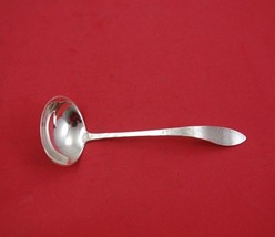 Antique Hammered by Shreve Sterling Silver Mayonnaise Ladle 5 3/8&quot; Serving - £62.51 GBP