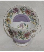 Royal Albert Purple Tea Cup and Saucer Bone China  - £17.17 GBP
