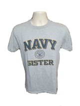United States US Navy Sister Adult Small Gray TShirt - £11.80 GBP