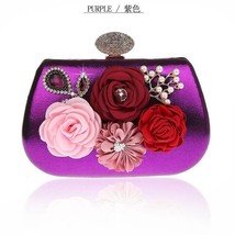 Handmade  Evening Bags 2023 New   Chain Wedding Day Clutches Ladies Beaded Party - £86.62 GBP