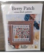 Berry Patch Cross Stitch Pattern Hello Bird Bunny Bee Liz Mathews - $14.00