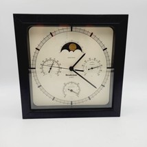 Vtg Brookstone Weather Station Moon Phase Clock - $60.76