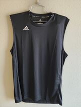 Adidas Sleeveless Mens Size Medium Volleyball Jersey Black FK1003 - $26.79 CAD