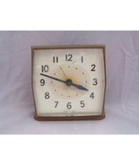 Vintage westclox wind up alarm clock light brown color - £17.16 GBP