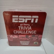 ESPN Sports Trivia Challenge Game 2005 New Sealed Family Game Night - $4.95
