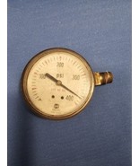 Vintage USG U.S. Guage 0-400 psi Brass Guage - USA - €25,42 EUR