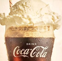 1965 Coca Cola Coke Ice Cream Float Advertisement Soda Pop Beverage HM2Q - $578.60 MXN