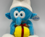 Large Jokey Smurf 13 inch Smurfs Plush Toy Bean Bag Doll Smurf New with Tag - $19.59