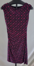 NWT Lauren Ralph Lauren Black &amp; Purple Polyester Sleeveless Dress Misses... - $44.54