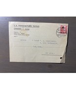 Vintage alte Postkarte Telegramm aus der Schweiz nach Palästina 1936 - $13.80 CAD