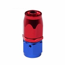 Red&amp;Blue AN-4 4AN AN4 Straight Fuel Swivel Fitting Hose End Oil Fuel Ada... - £4.13 GBP