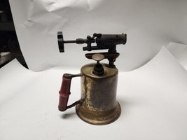 Vintage Brass Turner Gasoline Blowtorch Sycamore ILL. - $838.61 MXN