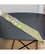 Vintage 50s Boy Scouts America BSA Narrow Green Sash with 16 Merit Badge... - $1,488.28 MXN