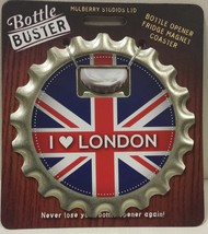 Brit Edition Bottle Buster Union Jack Beer Opener Fridge Magnet Cap Coaster - Me - £5.08 GBP